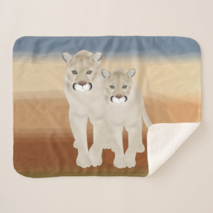 Cougars Sherpa Blanket