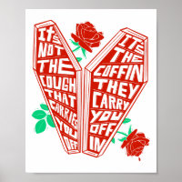 Cough Coffin Roses Colour Art