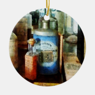 Cough Remedies And Tooth Powder Ceramic Tree Decoration