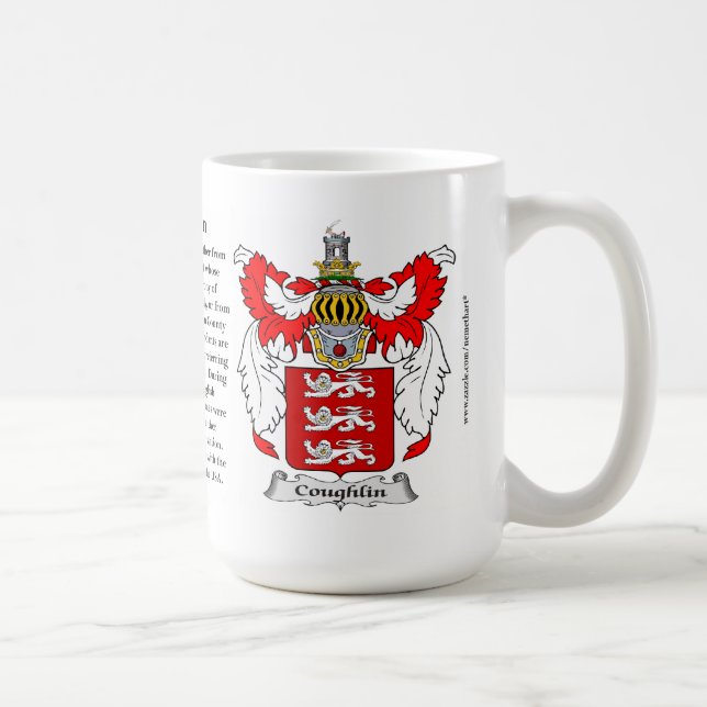 Coughlin, the Origin, the Meaning and the Crest Coffee Mug (Right)