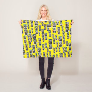 Coughs of Different Sounds : "콜록콜록“(kollok kollok) Fleece Blanket