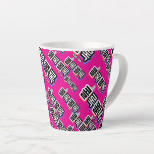 Coughs of Different Sounds : "콜록콜록“(kollok kollok) Latte Mug