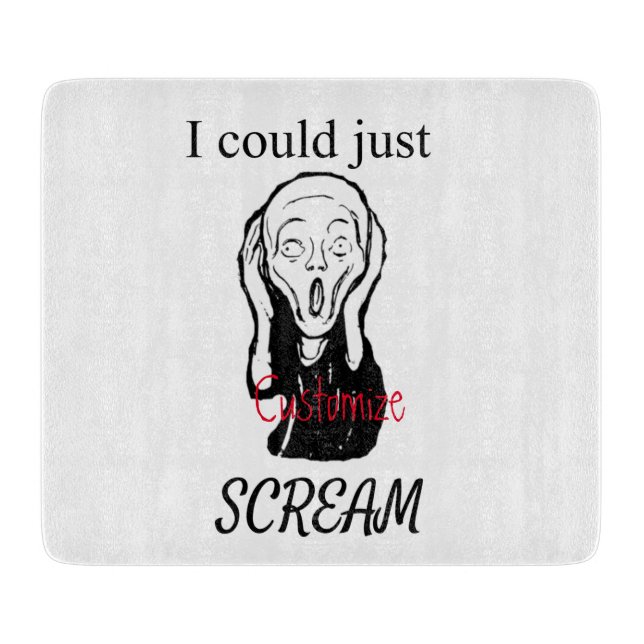 Could Just Scream Thunder_Cove Cutting Board (Front)