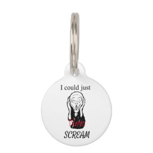 Could Just Scream Thunder_Cove Pet Tag
