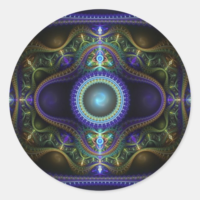 Could you clarify what you mean by "Sticker title" Classic Round Sticker (Front)