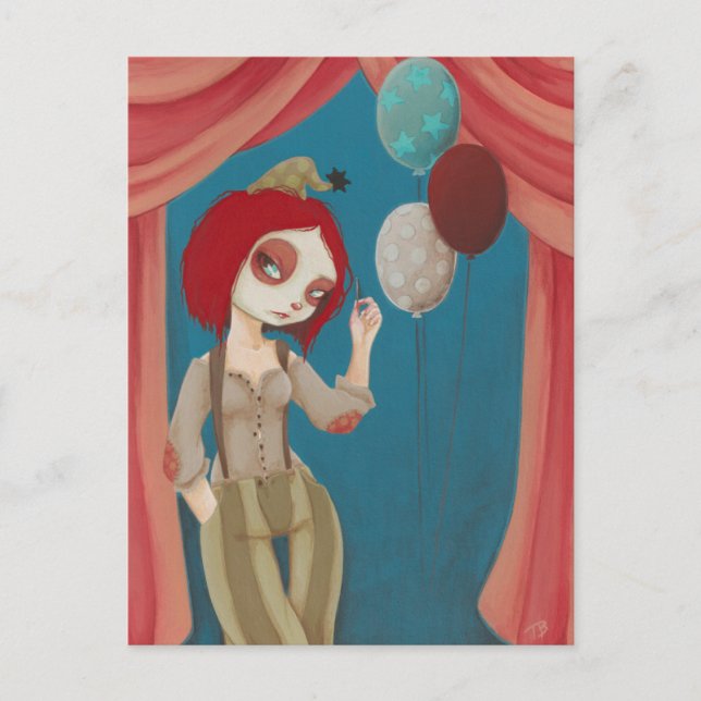 Coulrophobia - Bad clown postcard (Front)