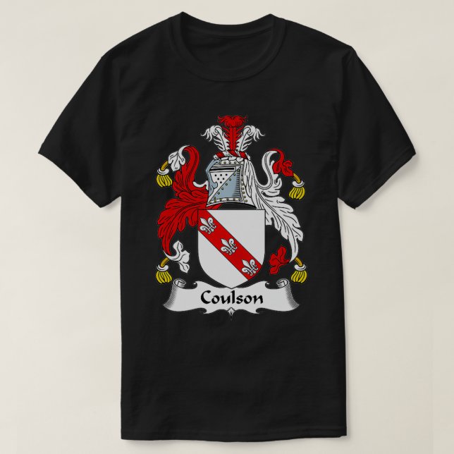 Coulson Coat of Arms  Family Crest Premium  T-Shirt (Design Front)