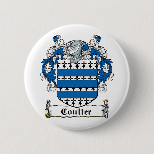 Coulter Family Crest 6 Cm Round Badge