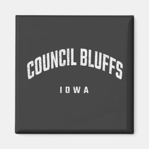 Council Bluffs Iowa IA Magnet