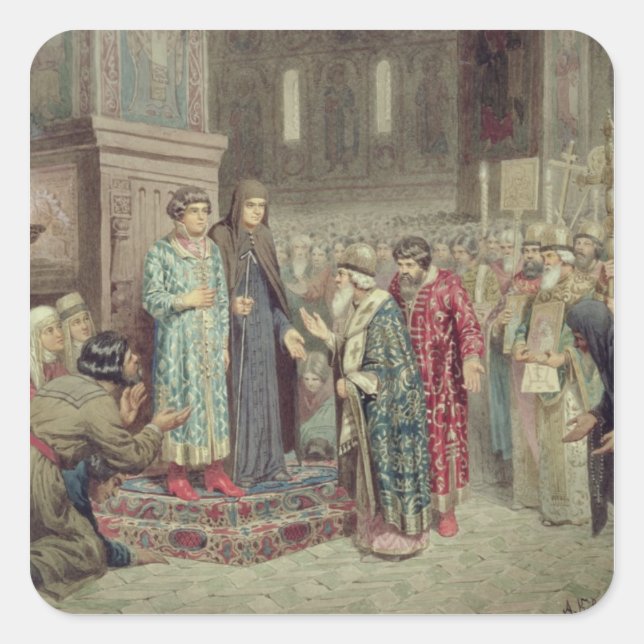 Council calling Michael F. Romanov  to the Square Sticker (Front)