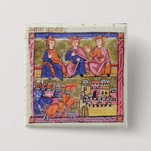 Council of Acre and  Damascus 15 Cm Square Badge (Front)