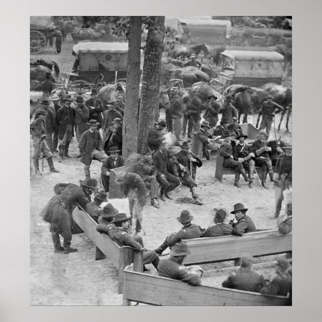 Council of (Civil) War, 1864 Poster (Front)