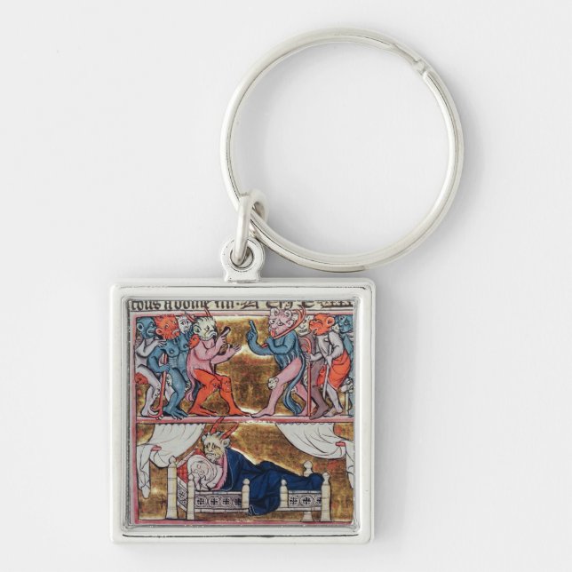 Council of Demons, from 'l'Histoire de Merlin' Key Ring (Front)