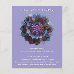 Council of Leaves   Mandala Art P&B Flyer