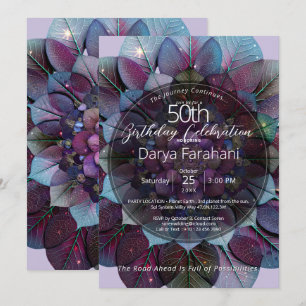 Council of Leaves Mandala Invitation