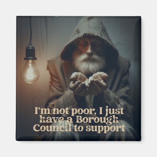 Council Tax Man Magnet (Front)