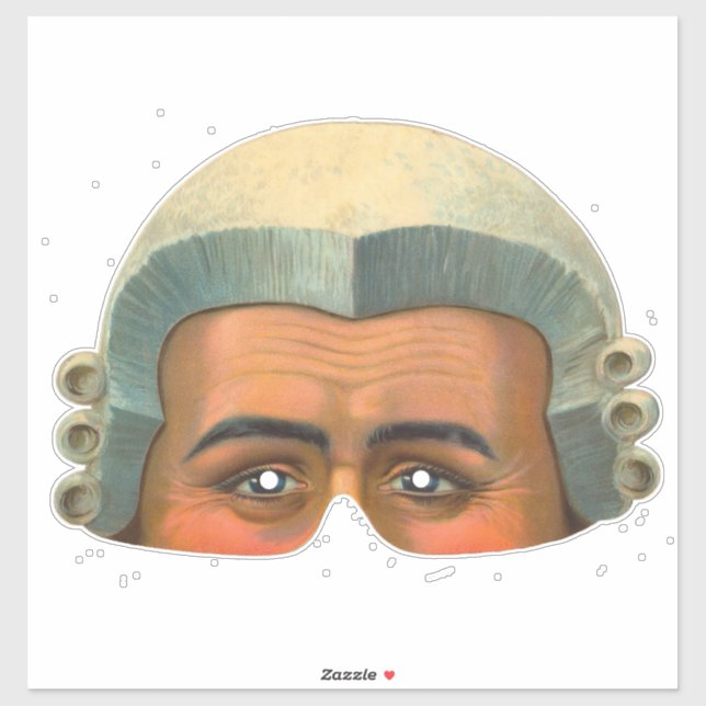 Counsel - Vintage Victorian Mask Sticker (Sheet)