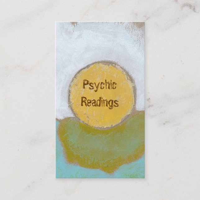 Counseling advice guidance funky unique psychic card (Front)