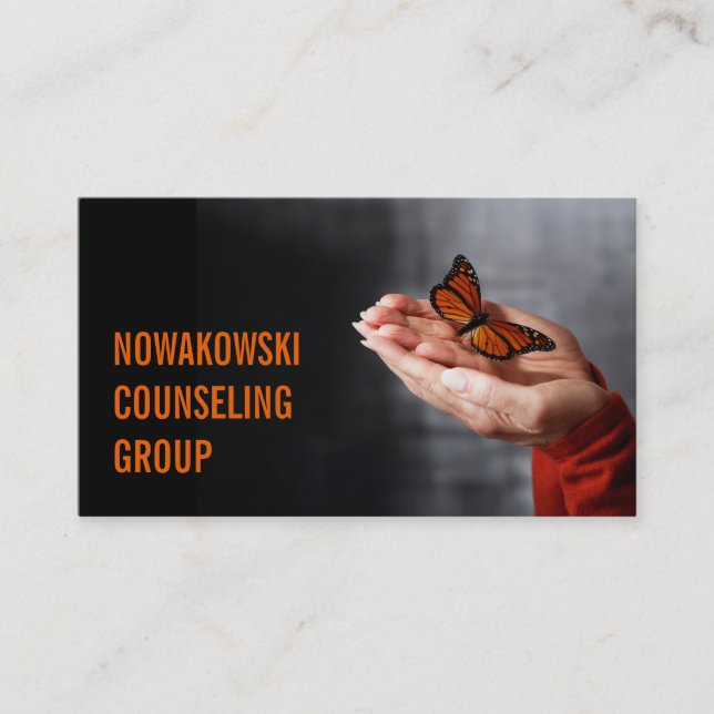 Counseling, Life Coach, Therapy, Therapist, Business Card (Front)