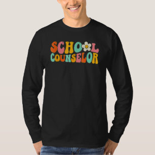 Counseling Office School Guidance Groovy Back To S T-Shirt