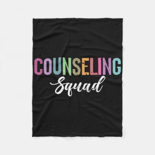 Counseling Squad Mental Health Awareness  Fleece Blanket