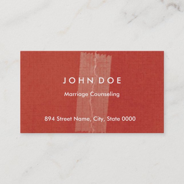 Counsellor Business Card (Front)