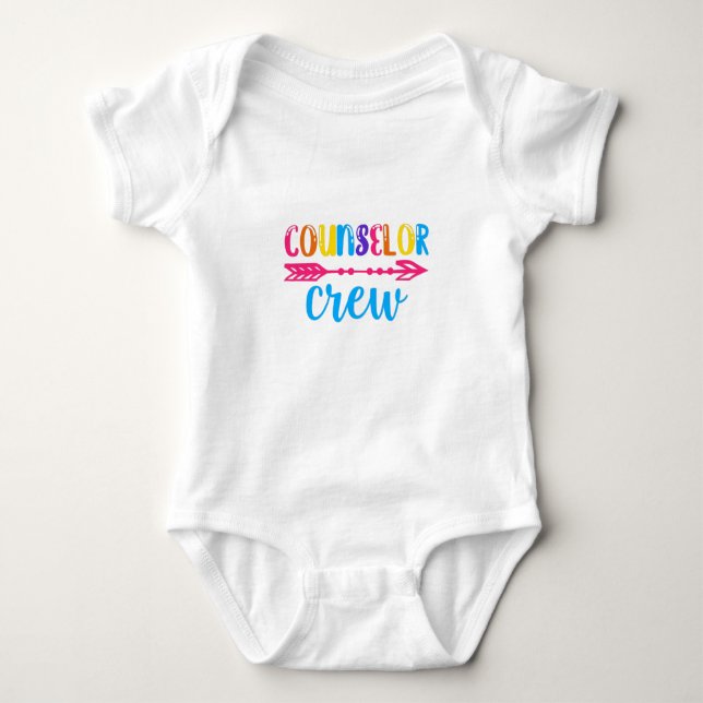 counsellor crew baby bodysuit (Front)