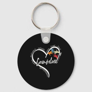 Counsellor Graphic Tees Tops Back To School Gift Key Ring