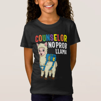 Counsellor no Prob Llama First Day Of School T-Shirt