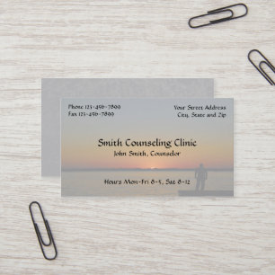 Counsellor Psychologist Mental Health Business Business Card
