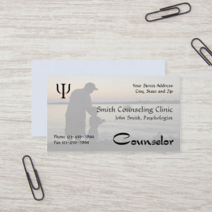 Counsellor Psychologist Mental Health Business Business Card