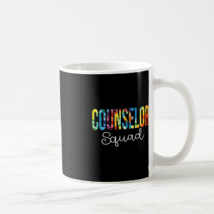 Counsellor Squad Tie Dye Appreciation Day Back To  Coffee Mug