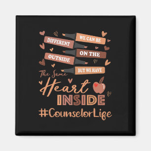 Counsellor We Can Be Different Black History Month Magnet