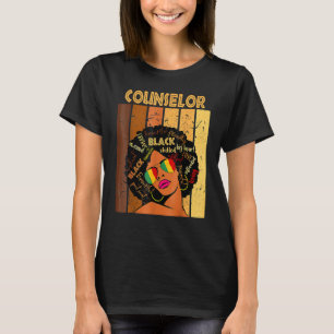 Counselor Afro African American Women Black Histor T-Shirt