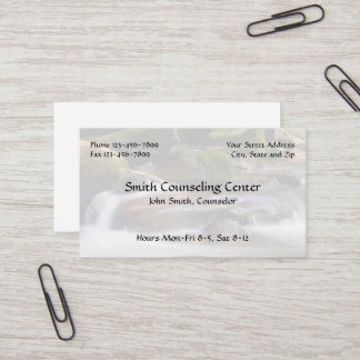 Counselor Psychologist Mental Health Business Card