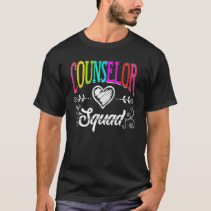 Counselor Squad Teacher Back To School T-Shirt