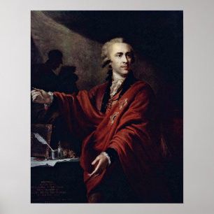 Count Alexei Pushkin by Giovanni Lampi the Elder Poster