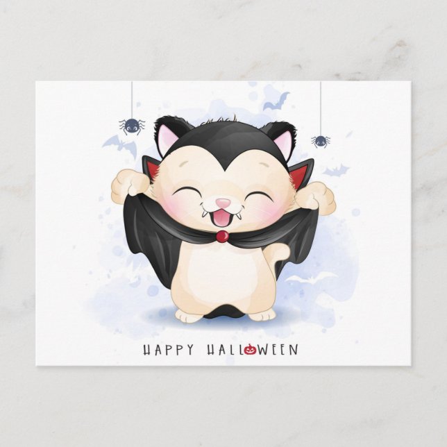 Count Cat-chula Postcard (Front)