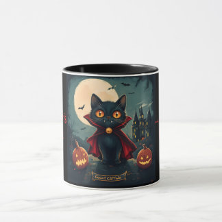 Count CATTula Vampire Cat Coffee Mug