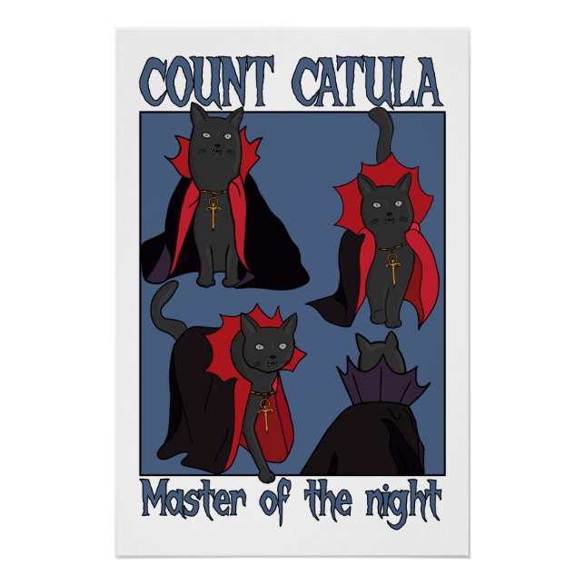 Count Catula Master of the Night Poster (Front)