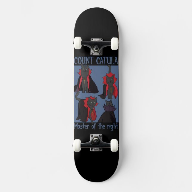 Count Catula Master of the Night Skateboard (Front)