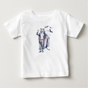Count Catula Vampire Cat Baby T-Shirt
