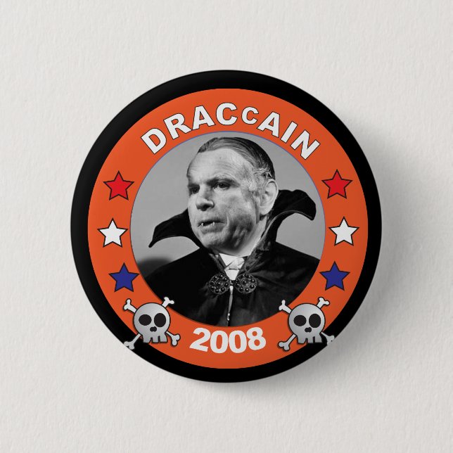 Count DracCain 2008 6 Cm Round Badge (Front)