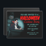 Count Dracula Halloween Party Magnetic Invitation<br><div class="desc">Vampire write an invitation to Halloween party. Illustration inspired by Bram Stoker's Dracula. Art by José Ricardo</div>
