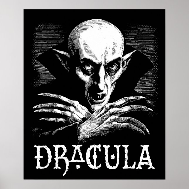 Count Dracula Halloween Vampire Poster (Front)