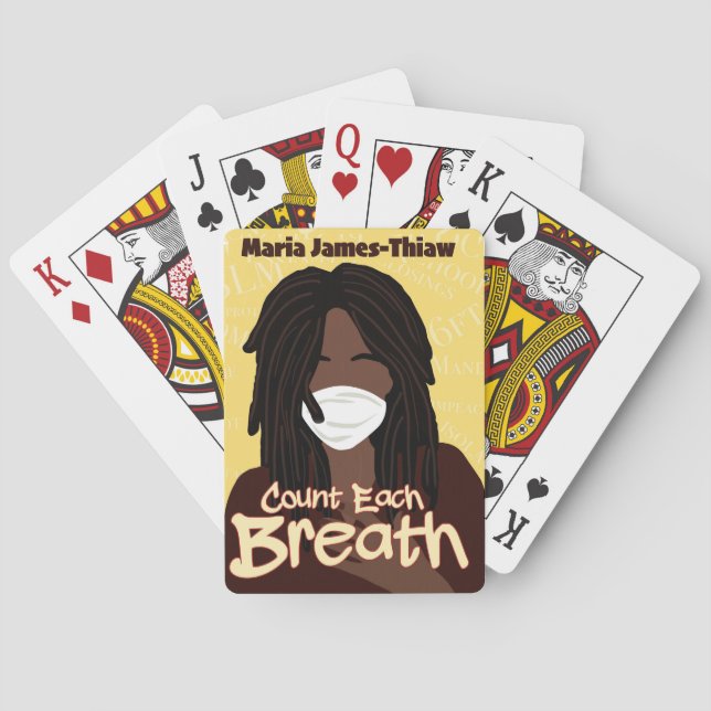 Count Each Breath  Playing Cards (Back)