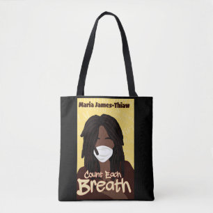 Count Each Breath Tote Bag
