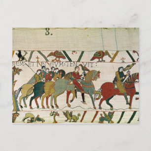 Count Guy leads him to Beurain Postcard