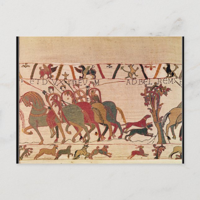 Count Guy of Ponthieu takes Harold, his Postcard (Front)