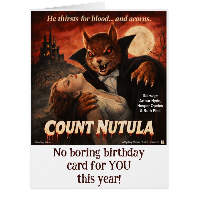 Count Nutula Retro Movie Parody (Front)